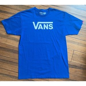 Vans Men’s Blue Graphic T Shirt Size Large